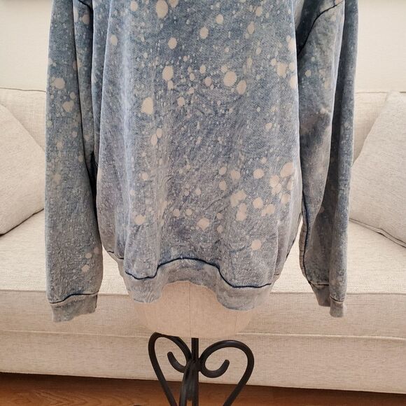 Drifter Yameyo Bleach Splash Sweatshirt size Medium in Blue - Picture 6 of 14